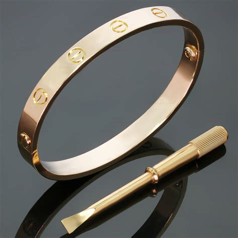 cartier rose gold bracelet